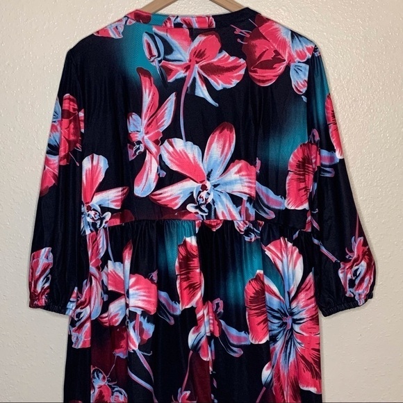 Reborn Black and Pink Fairy Floral Dress - Picture 5 of 14